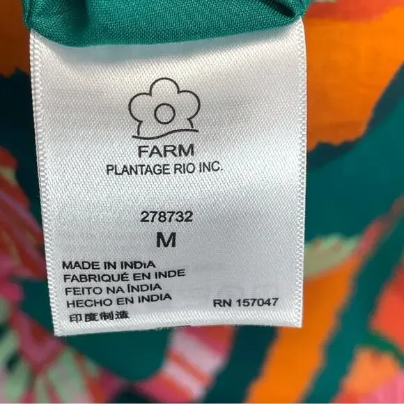 Farm Rio x Anthropologie Pleated Palm Midi Dress - Picture 6 of 11